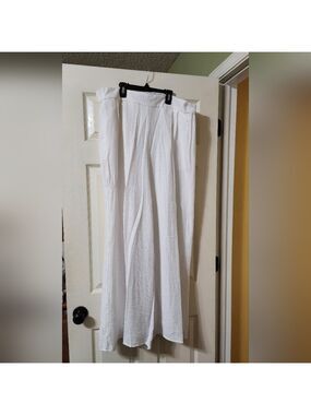 Wonderly White Gathered Pants